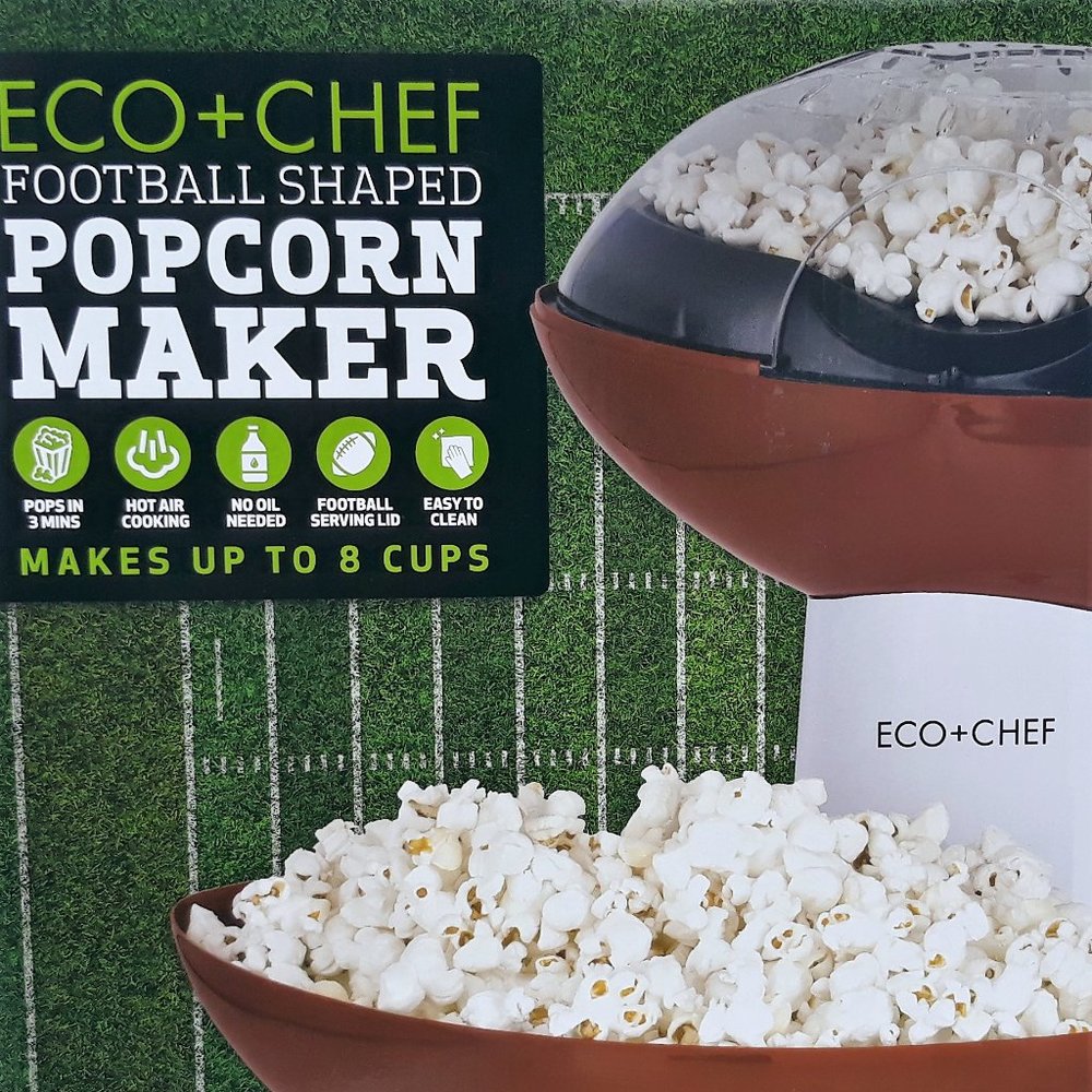 Football Shaped Popcorn Maker